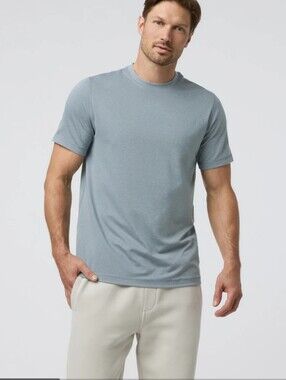 Vuori Ponto Performance Crew Short Sleeve Tee Shirt Large